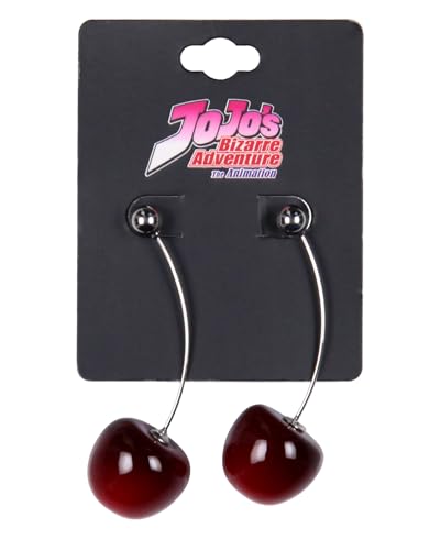 Jojo's Bizarre Adventure Anime Adult Kakyoin Cherry Drop Earrings For Men Women3