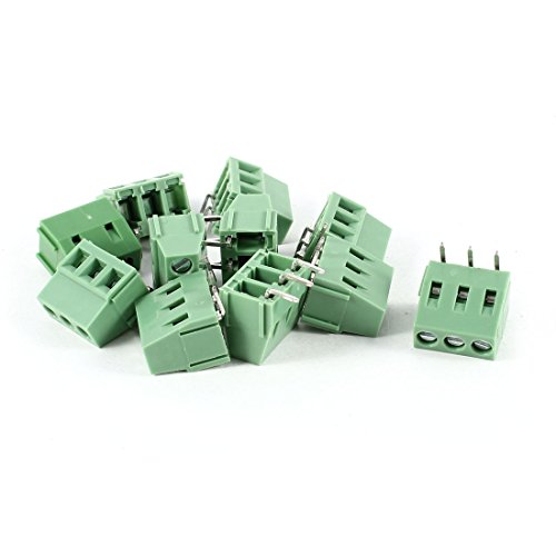 Terminal Block KF128R 10 piezas 3 posiciones 300V miniatura 1