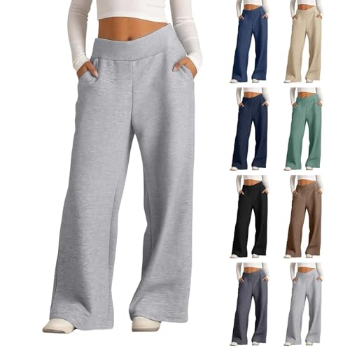 Jogginghose Mädchen Weites Bein Reithose Kinder Baggy Sporthose mit Gummibund Lockere Jogging Hose Einfarbig Wide Leg Lässige Sport Hosen (Grey-a, 13-14 Years) Jogginghose Mädchen Weites Bein Reithose Kinder Baggy Sporthose mit Gummibund Lockere Jogging Hose Einfarbig Wide Leg Lässige Sport Hosen (Grey-a, 13-14 Years)