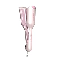 SHEGLAM Piastra per Capelli a Onde Beach Babe 25mm Rosa, Ferro arricciacapelli a doppio cilindro