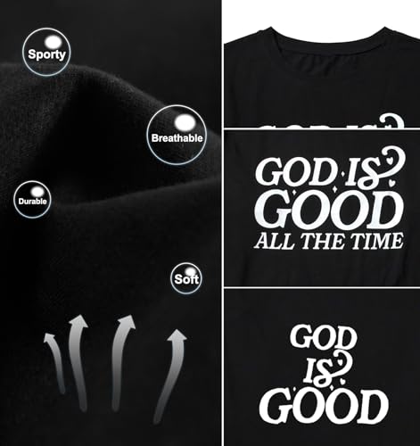 Long Sleeve Shirts for Women - Womens Christian Graphic Tees Religious Sayings Inspirational Tee Tops2