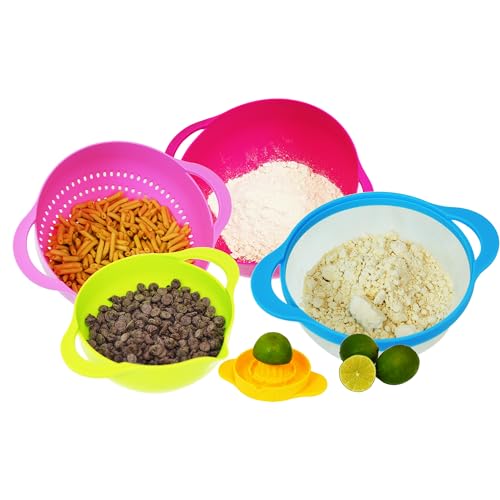 Set de 5 Tazones Nesting con Colador y Medidor miniatura 2