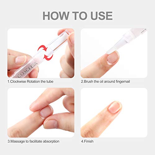 Cuticle Oil Pen Bulk for Nails 10Pcs Cuticle Revitalizer Oil Pens for Gel Acrylic Nails Nourishment Treatment Moisturizer Softener Nail Care with Gift Box Nail Salon Supplies - Thumbnail 7