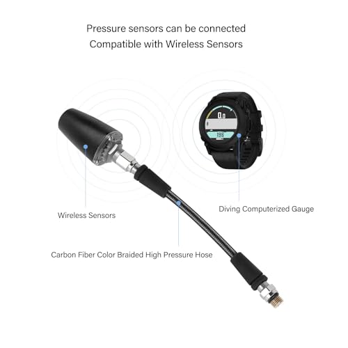 Manguera reguladora HP Fabater con adaptador de aleación de aluminio 2