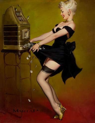 Mariap Pin Up Girl Puzzle 1000pcs Happy Rich Girl con alcancía descompresión juguetes educativos regalos personalizados