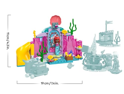 | Disney La Caverna di Cristallo di Ariel Giocattolo da Costruire, Giochi per Bambine e Bambini da 4 Anni con il Personaggio della Sirenetta, Relitto di Nave e Tesoro, Idea Regalo 43254 - Lego - Immagine 8
