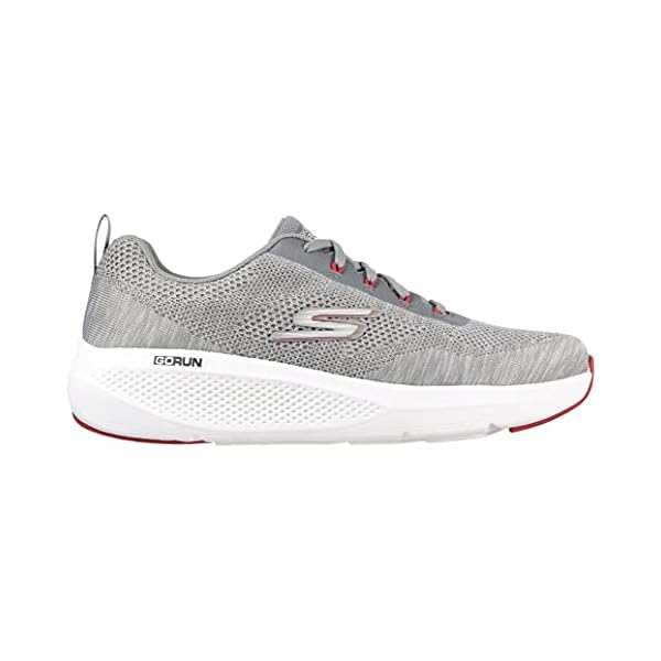 Skechers Men's GOrun Elevate-Lace Up Performance Athletic Running & Walking Shoe Running, Grey/Red, 11 X-Wide - Image 7