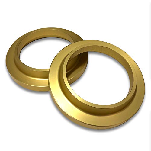 MCBAY PERFORMANCE 1/2' Lift Billet Aluminum Rear Coil Spring Spacer Set/Pair Compatible with Ford 1979-2004 Fox Body Mustang & Other Select GM Passenger Cars - MADE IN USA