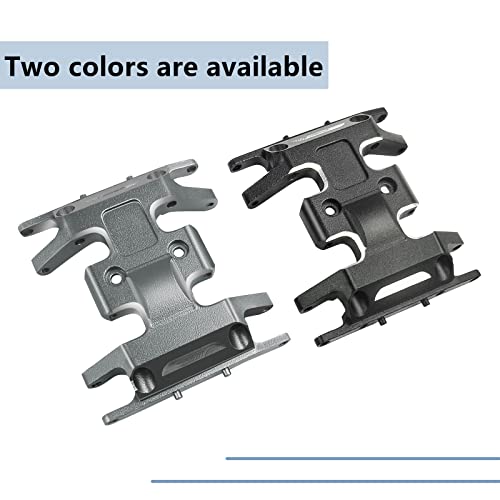 Image of MORLORDY RC Aluminum Alloy Center Skid Plate Axle Chassis Armor Protector Set for 1 /24 RC Crawler Car SCX24 Upgrades Accessories - Black