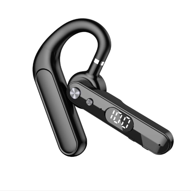 Open Ear Headphone,Bluetooth 6.0 Wireless Single Earbuds with AI Noise Conduction Mic,48Hrs Immersive Stereo Air Conduction Earphones Adjustment Earhook,LED Display,IPX6 Waterproof for Business/Sports-image-48