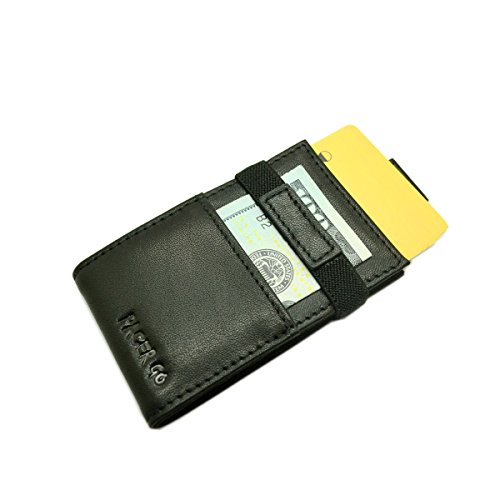 Minimalist Front Pocket Wallet Credit Card Holder Genuine Leather RFID Blocking3