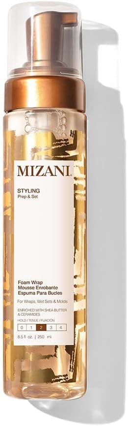 Styling Mousse, For Wavy To Curly Hair, Preps Hair For Wraps, Wet Sets and Molds, Enriched With Monoi Oil and Shea Butter, Styling Foam Wrap, 250ml