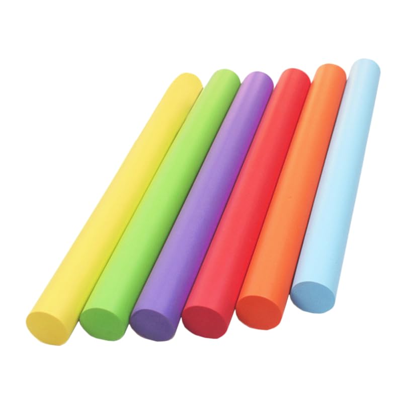 6pièces Bâtons Souples De Relais Garçon Fille Bâtons De Transfert Et Colorés pour Entraînement Athlétique
