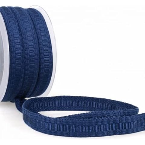 Buosha Navy Cotton Braid Trim, 14mm Cover