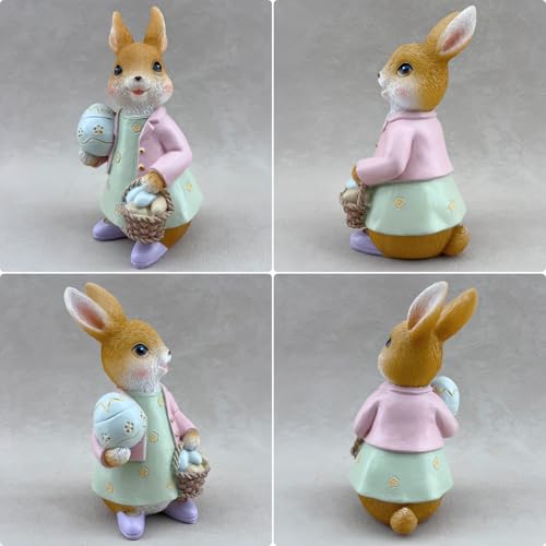 Figura Decorativa de Conejo en Resina para Pascua miniatura 5