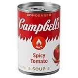 Campbell's Condensed Spicy Tomato Soup, 10.5 oz Can