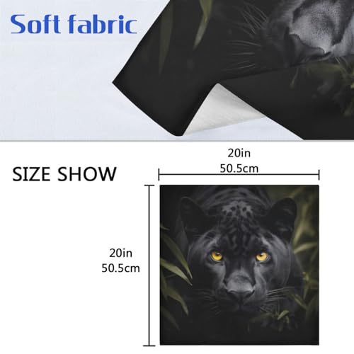 Servilletas de tela estampadas Black Panther pack 6 miniatura 7