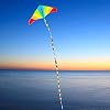 Langer Schwanzdrachen, chemischer Faser Tuch Drachen Bunte Streamer schwimmende Stunt Kite Zubehör 10m für Strandreise