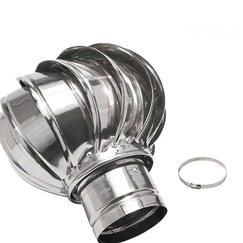 Wind Turbines Air Vents, Vent Cover Stainless Steel, Wall Vent Outlet, Wall Mount Exhaust Covers Vents Outlet, Vent Built-in Fly Screen Mesh, for Farms, Factories, Warehouses (Size : 300mm)