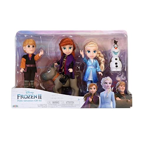 Disney Frozen 2 Petite Dolls Gift Set - Includes Elsa, Anna, Kristoff, Olaf & Sven! 6 inches