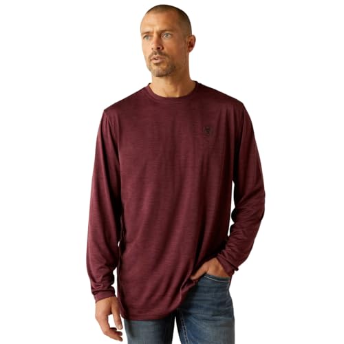 T-Shirt Charger Breakthru Homme Ariat en coton noir confort quotidien