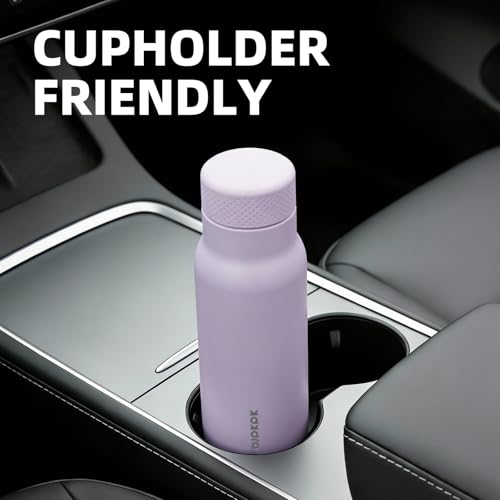 Image of BJPKPK Stainless Steel Water Bottle,21oz insulated Reusable Bottle,Leakproof Metal Thermal Flask Double Wall,Keep Drinks Cold and Hot,Lavender