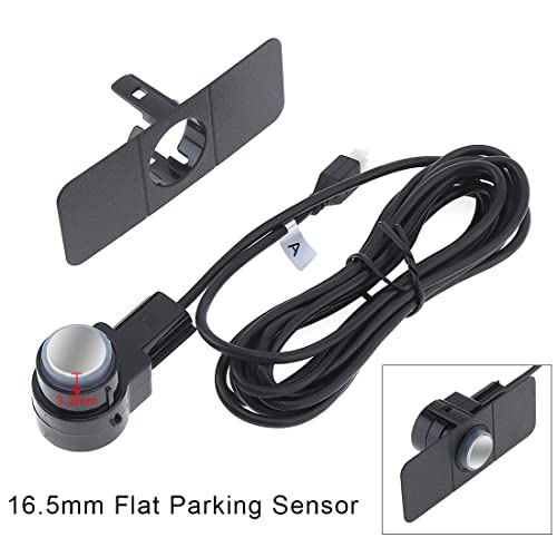 Auto-achterfietsarsysteem, premium kwaliteit, 4 parkeersensoren, auto-achterfietsarsysteem met vleugels (zilver) - Afbeelding 3