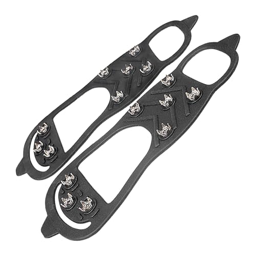 Shoe Grippers for Snow | Anti-Slip Ice Cleats for Boots | 2pcs Fall-Proof Snow Shoe Spikes with 8 Studs Anti-Slip Easy -Off Crampons Outdoor Men Women Must-Have