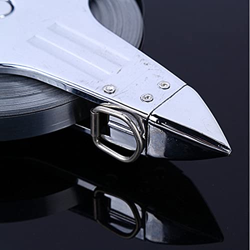 30m/100ft Long Steel Tape Measure Open Reel Surveyors Tape Measure Measuring Metric Imperial