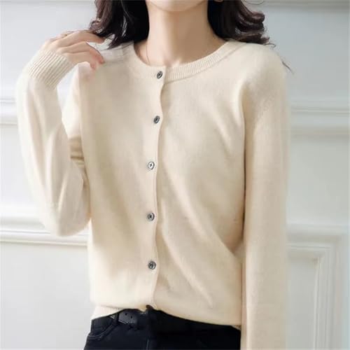 Women Cardigans Sweater O-Neck Spring Autumn Knitted Cardigans Solid Single Breasted Womens Sweaters3