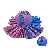 Gear Ball - 3D Printed Gear Ball Spin Ball or Cube Fidget Toy, 2.4'Gear Sphere, Gear Ball Fidget Toy, Small Stress Ball, GearSphere Desk Toy, Fidget Ball, Gear Toy for Stress and Anxiety Relaxing