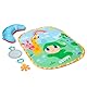 MOLTO | Baby-Aktivitätsteppich mit Spielzeug – Gusy Luz Design – Gepolsterter Kinderteppich mit Schleife und Anhängern – Baby-Fitnessstudio ab 0 Monaten – Moltoshop