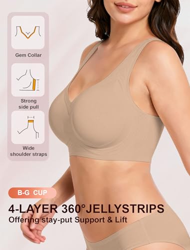 33% Off Jelly Wireless Bra - Seamless Support & Full Coverage