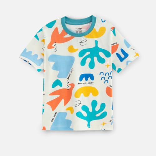 Image of Nap Chief Kids Cotton Printed Co ord Sets for Boys & Girls, T Shirt and Shorts for Casual Wear