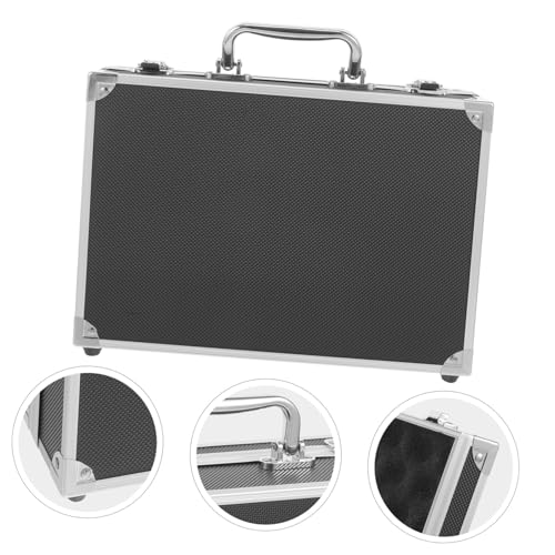 Men's Aluminum Tool Box Briefcase Storage Case Foam Metal Storage Box for Tools4