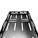 Flynsu Spare Tire Utility Cargo Basket Rack Storage Tray Replacement for 1976-2024 Jeep Wrangler JK JL TJ YJ CJ with 30