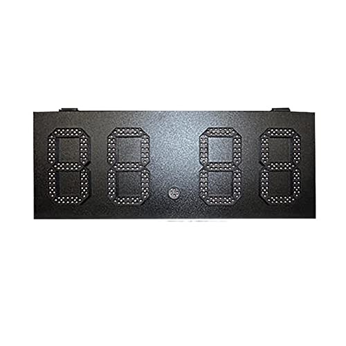 Cronómetro digital para exteriores resistente a la lluvia, caja de hierro, pantalla LED roja de 8 pulgadas, formato 88.88, para eventos deportivos, maratones y escalada (reloj blanco de 12 pulgadas, 1 unidad) miniatura 5