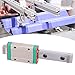 Linear Guide Slider Block High Rigidity Stainless Steel Miniature Linear Guide Rail for Automated Industry MGN12H 100 1R Slider Size 45.4x27x10mm Slide Rail 100mm