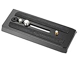 Neewer Rapid Connect Quick Release Sliding Plate Camera Mount with 1/4' and 3/8' Mounting Screws for Manfrotto 501HDV 503HDV 701HDV MH055M0-Q5