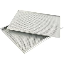 Oven Baking Sheet Puff Pastry Baking Tray Perforated Dish Nonstick Multipurpose Mille Feuille Pan Baking Pan for Meat Dessert, Thickness 2mm