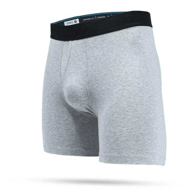 Stance Men's OG Boxer Brief (Large, Heather Grey)