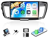 2G+64G Car Stereo for 2016 2017 Honda Accord Radio 2.4L with Wireless CarPlay Android Auto, Android 13 Head Unit, 10' Touch Screen Bluetooth Car Radio with GPS WiFi FM RDS HD Backup Camera (High-End)