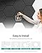 18 Pack Hexagon Acoustic Panels, Self-Adhesive Soundproof Wall Panels, High Density Acoustic Wall Panels, Sound Proofing Panels for Walls, Office, Reccording Studio, Ceiling 12