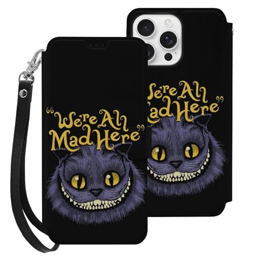 iPhone16ProMax�Ή��P�[�X �s�v�c�̍��̃A���X �`�F�V���L �蒠�^ �A�C�t�H��16ProMax�P�[�X ���z�^ �J�[�h/�������[ �X�^���h�@�\ �}�O�l�b�g�� �S�ʕی� ������� �l�C ���C�����X�[�d�Ή�