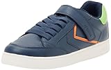 Geox J ECLYPER Boy A Baskets pour garçon Bleu Marine/Vert Citron Taille 34 EU