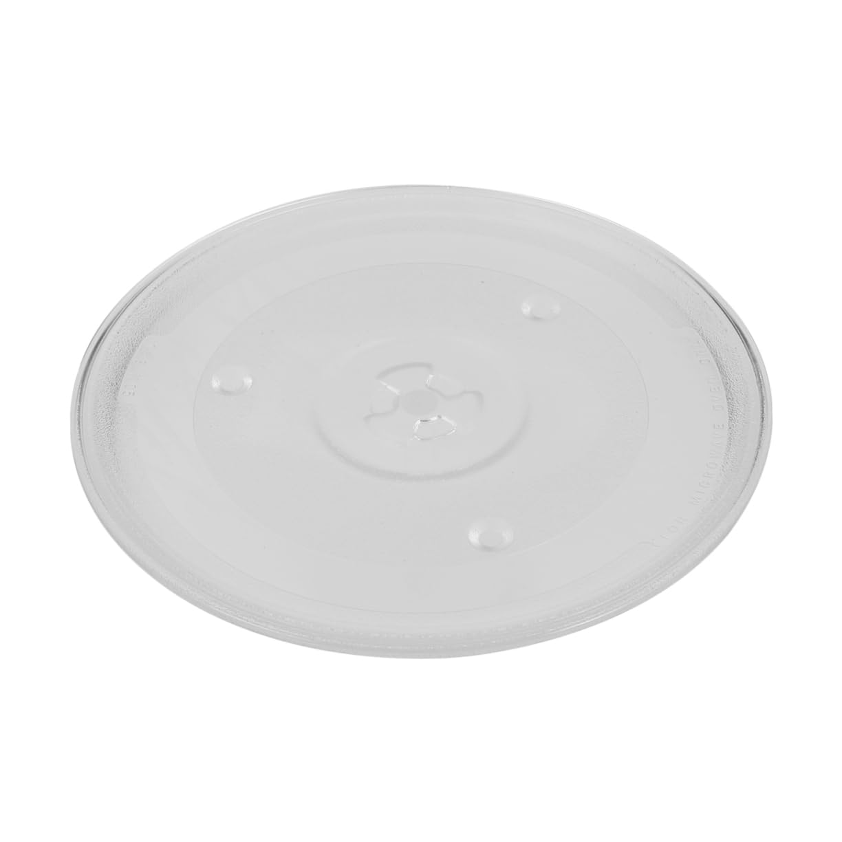 COLLBATH 27cm Y-förmiger Drehteller aus Glas für Mikrowelle Hitzebeständig Leicht zu Reinigen Ersatz für Täglichen Gebrauch im Haushalt