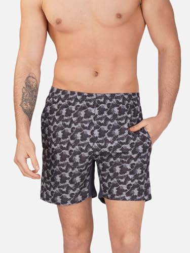 Image of NEVER LOSE Mens 5 inch Swim Trunks with Zipper Pockets Quick Dry Beach Board Shorts for Men Swimsuit Swimwear with Mesh Lining