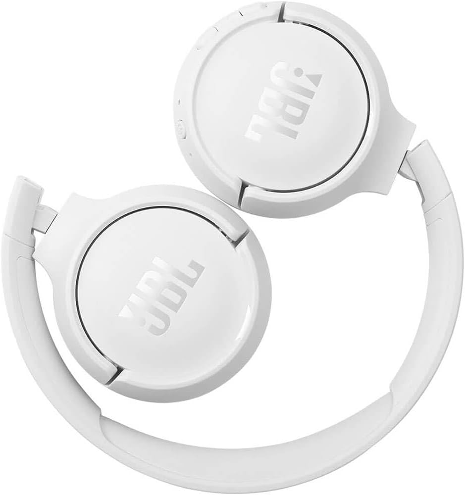 JBL JBLT520BTWHTAM-Z Tune 520BT Wireless on-ear Headphones, White - (Renewed)