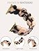 Newlibery Resin Stretchy Watch Bands Women Compatible with Apple Watch 38mm 40mm 41mm 42mm (S11/10) Tortoise Light Bracelet Beaded Elastic Strap for iWatch Series11/10/9/8/7/6/5/4/3/2/1/SE/Ultra (S)
