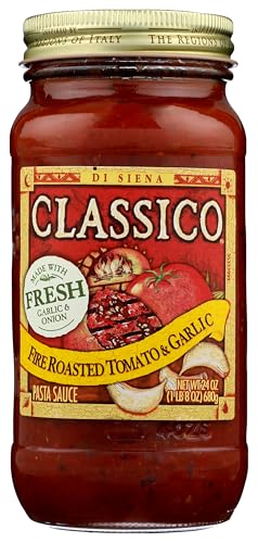 Image of Classico Pasta Sauce, Fire Roasted Tomato & Garlic, 24 oz Jar